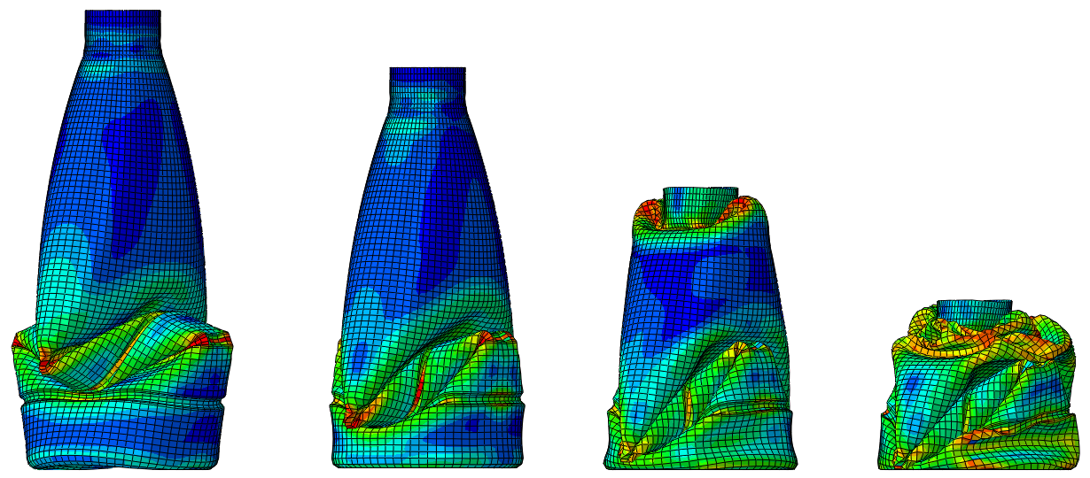 bouteille plastique compressée